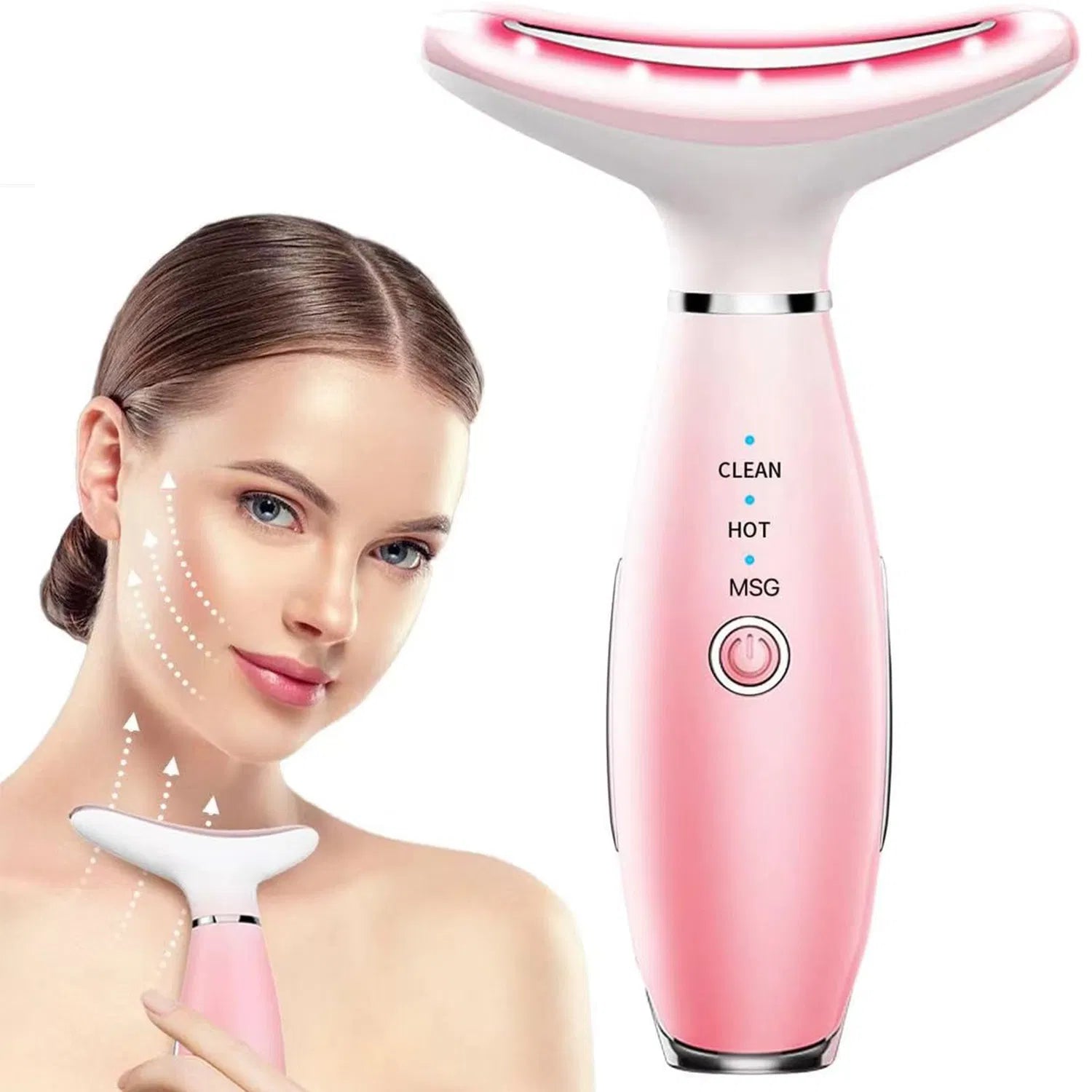 V-Face Sculpting Massager – 3-in-1 Neck & Face Lifting Tool for Jawline, Cheeks & Skin Tightening