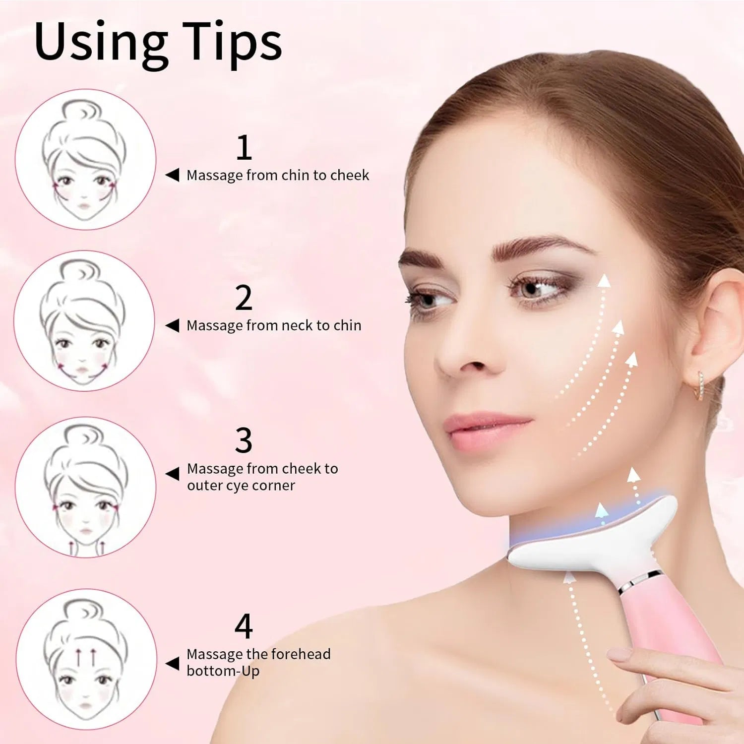 V-Face Sculpting Massager – 3-in-1 Neck & Face Lifting Tool for Jawline, Cheeks & Skin Tightening