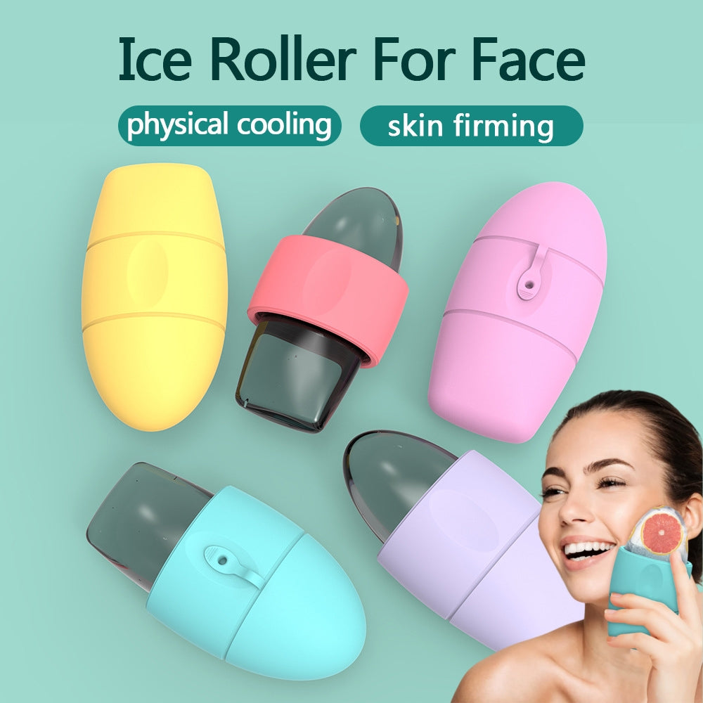 Multi-Color Silicone Ice Face Roller Set – Portable Cooling Rollers for Depuffing, Pore Shrinking & Glowing Skin